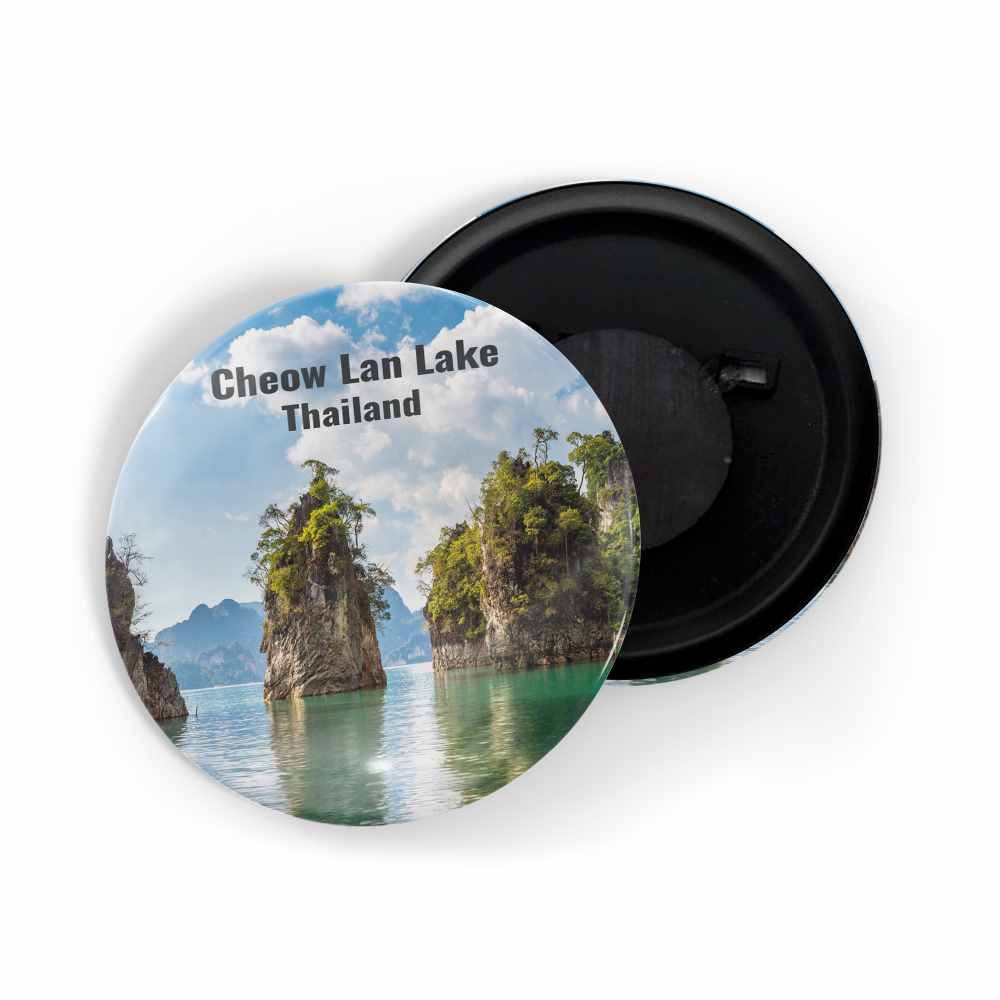 dhcrafts Fridge Magnet Multicolor Famous Tourist Place Cheow Lan Lake Thailand Glossy Finish Design Pack of 1